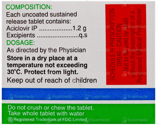 Ocuvir Sr 1.2G Tablet 3
